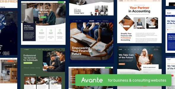 Avante WordPress theme
