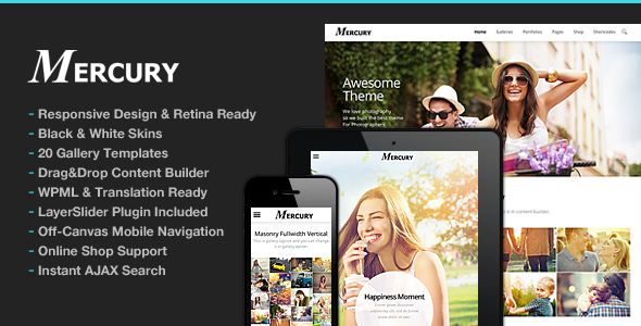 Mercury WordPress theme