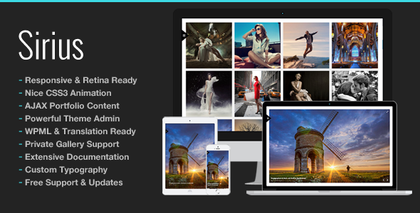 Sirius WordPress theme