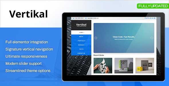 Vertikal WordPress theme