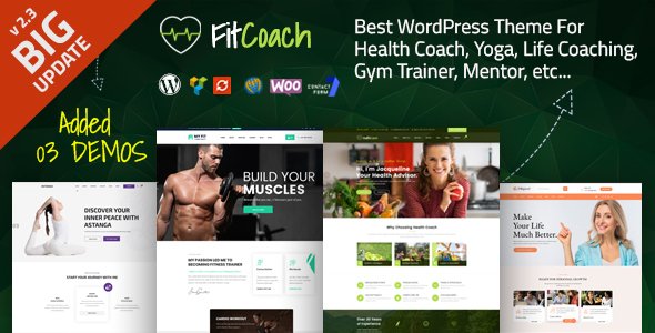 Fit Coach WordPress theme