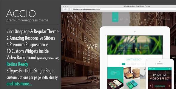 Accio WordPress theme