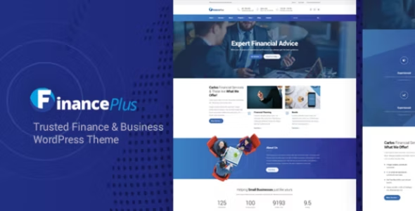 FinancePlus WordPress theme