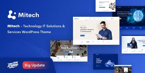 Mitech WordPress theme