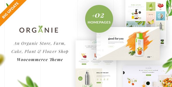 Organie WordPress theme