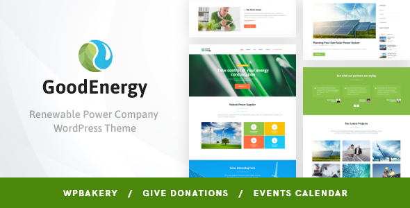 Good Energy WordPress theme