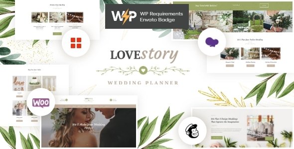 Love Story WordPress theme