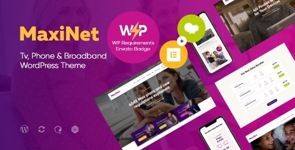 MaxiNet WordPress theme