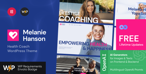 Melanie Hanson WordPress theme