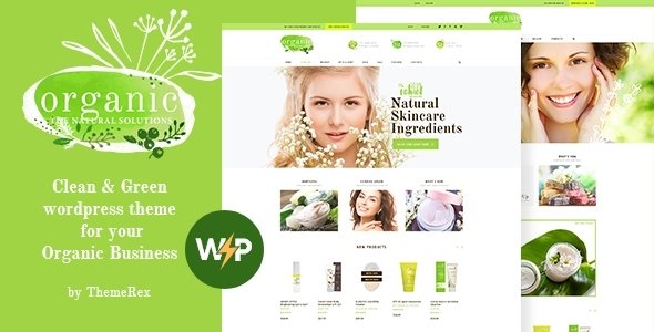Organic Beauty WordPress theme