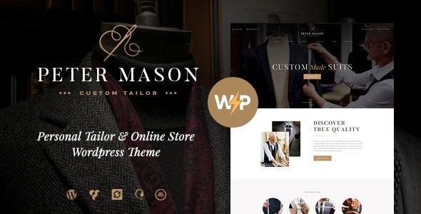 Peter Mason WordPress theme