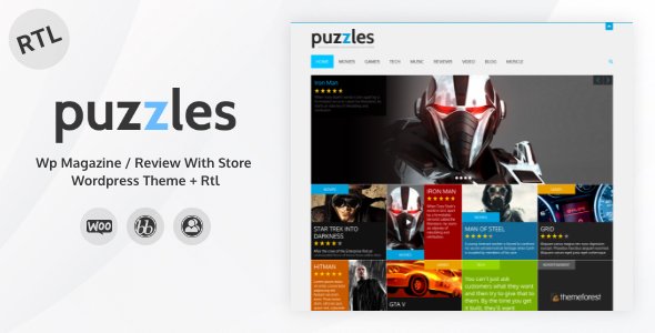 Puzzles WordPress theme