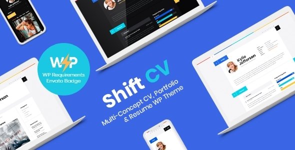ShiftCV WordPress theme