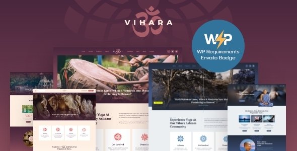 Vihara WordPress theme