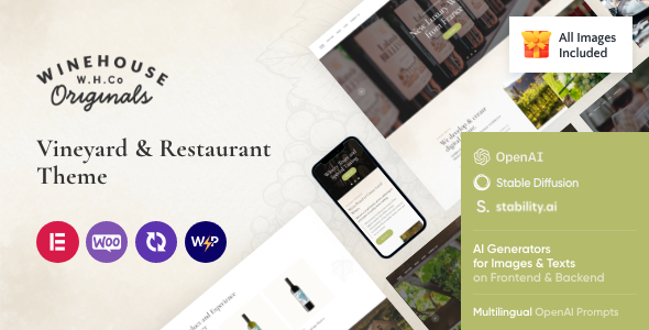 Wine House WordPress theme