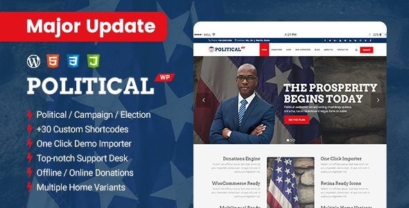 PoliticalWP WordPress theme