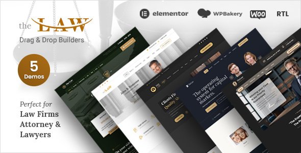The Lawyer WordPress theme