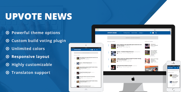 UpVote WordPress theme