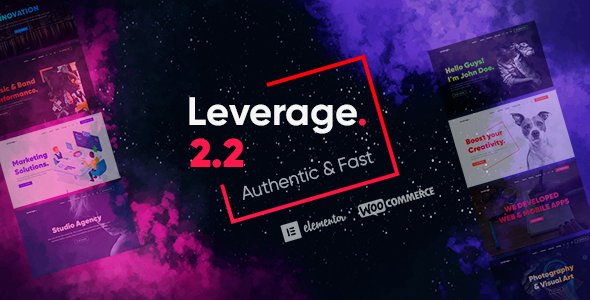 Leverage WordPress theme