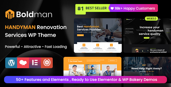 Boldman WordPress theme