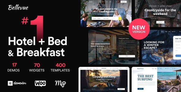 Hotel + Bed and Breakfast Booking Calendar Theme WordPress theme