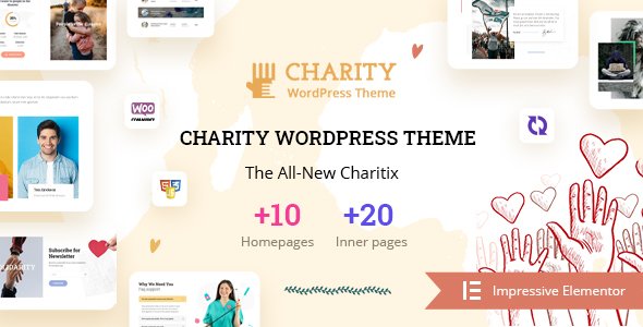 Charitix WordPress theme