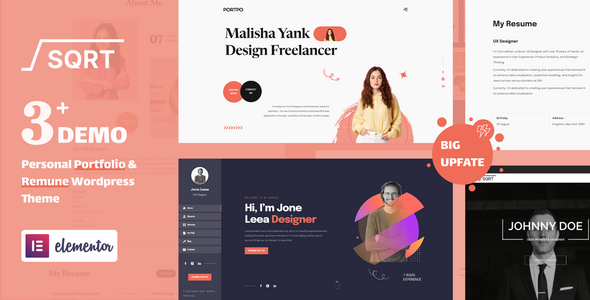 Squareroot WordPress theme