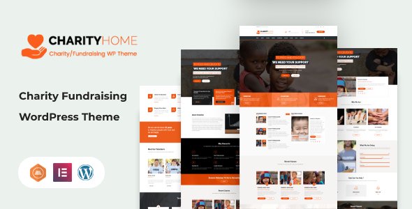 Charity Home WordPress theme