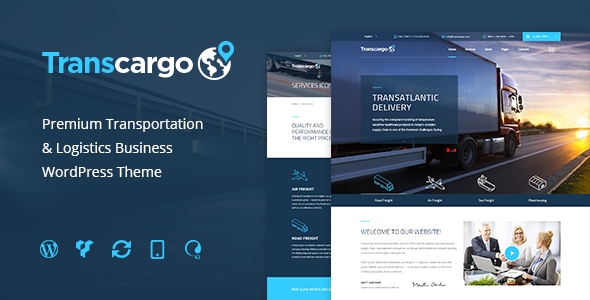 Transcargo WordPress theme