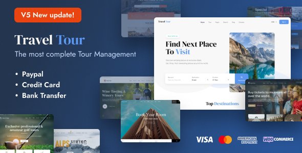 Travel Tour WordPress theme
