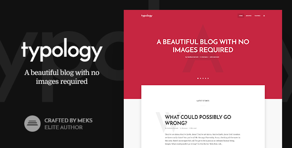 Typology WordPress theme