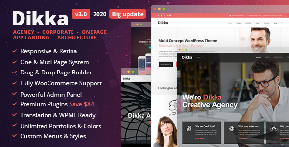 Dikka WordPress theme