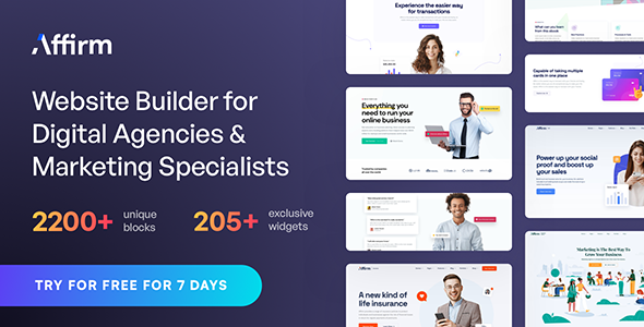 Affirm WordPress theme