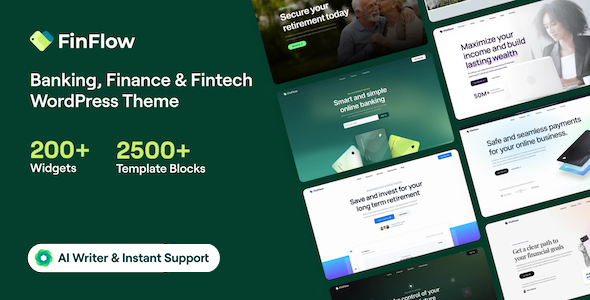 FinFlow WordPress theme