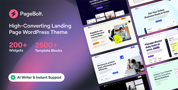 PageBolt WordPress theme