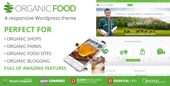 OrganicFood WordPress theme