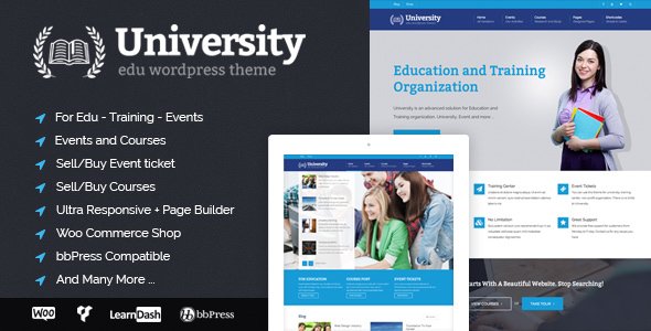 University WordPress theme