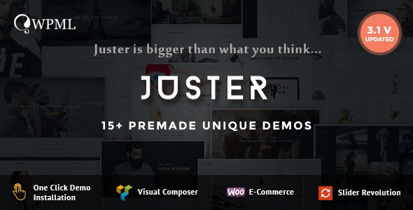 Juster WordPress theme