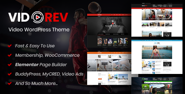 VidoRev WordPress theme