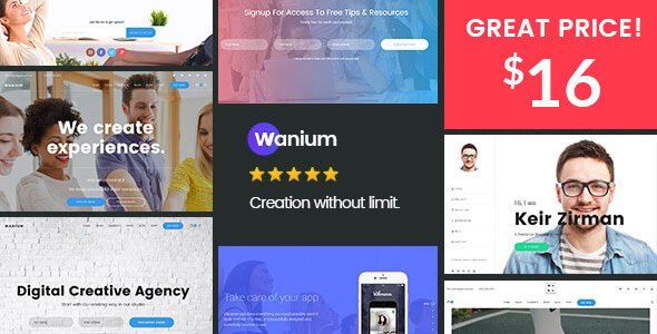 Wanium WordPress theme