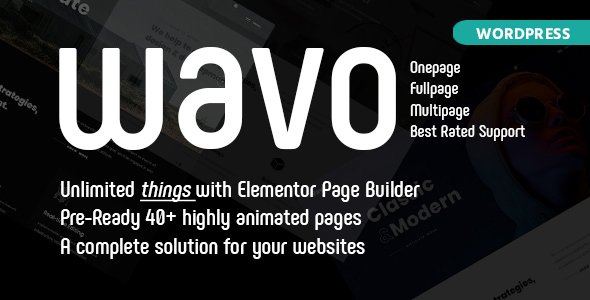 Wavo WordPress theme