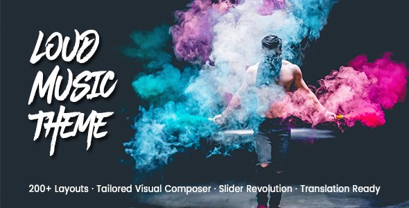 Loud WordPress theme
