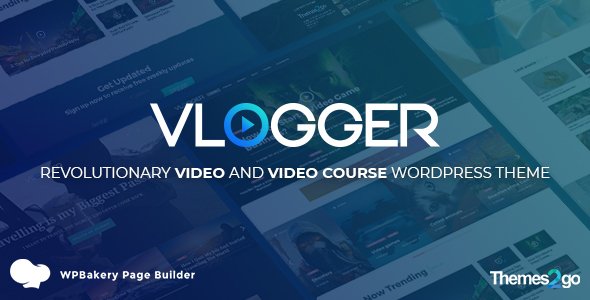 Vlogger WordPress theme