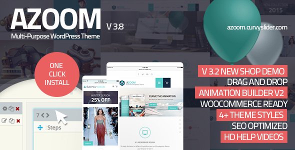 Azoom WordPress theme