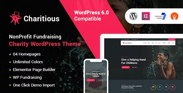 Charitious WordPress theme