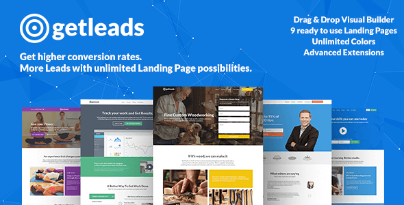 Getleads  High-Performance Landing Page WordPress Theme WordPress theme