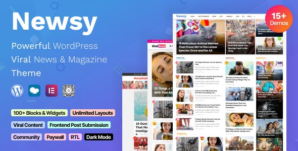 Newsy WordPress theme