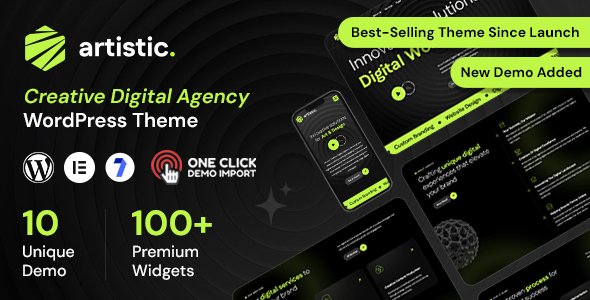 Artistic WordPress theme