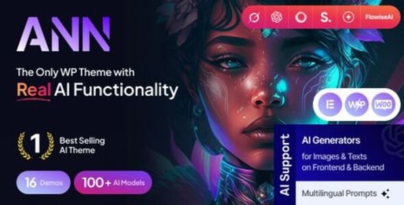 AI ANN WordPress theme