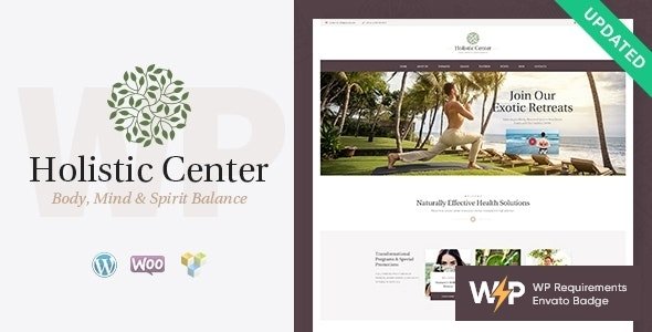 Holistic Center WordPress theme